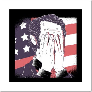 Abraham Lincoln Facepalm Posters and Art